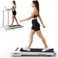 GOYOUTH Walking Pad Treadmill, Under Desk Treadmill for Home Office, Wide Belt Compact Treadmills 300 lbs Capacity, 2.25HP Shock-Absorbing Walking Jogging Running Machine Remote Included