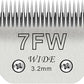 Wide Blades for Dog Grooming Blades Compatible with Andis Dog Clippers,7FW Dog Clipper Blades Compatible with Oster A5,Wahl km10 Dog Clippers for Horse Dog Cat Animals,Stainless-Steel Blade Sharp