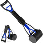 UPSKY Pooper Scooper for Large Small Dogs, Folding Dog Poop Scooper, Durable Spring and Premium Materials，Easy to Use for Grass, Dirt, Gravel Pick Up Shovel