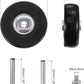 uxcell Replacement Luggage Wheels 50x18mm Suitcase Wheel Repair Kits Include 2 PU Bearing Wheels & Washers, Wrenches & Axle Screw for Trolley Bag, Inline Skate and Caster Board