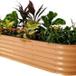 Vego garden Raised Garden Bed Kits, 17" Tall 9 in 1 8ft x 2ft Metal Raised Planter Bed Outdoor for Vegetables Flowers Ground Planter Box, Terra Cotta