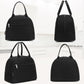 FlowFly Insulated Lunch Cooler Bag - Tote Bag Organizer for Women/Men, Black