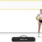 BAGAIL Volleyball Net, 12ft/20ft Portable Volleyball Net for Backyard - Adjustable Height, Heavy-Duty Frame, Freestanding Design - Portable Outdoor/Indoor Volleyball Set with Carry Bag
