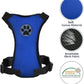 Lukovee Dog Seat Belt - Adjustable Dog Car Harness for Large, Medium, Small Dogs - Soft Padded & Breathable Mesh Dog Seatbelt with Vehicle Connector Strap (Blue, X-Small)