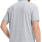 Rouen Mens Golf Shirt Moisture Wicking Dry Fit Performance Stripe Casual Collared Short Sleeve Golf Polo Shirts for Men