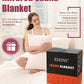 Infrared Sauna Blanket - Portable Far Infrared Sauna for Home Relaxation - PU Sauna Blanket - Infrared Blanket Sauna with 77–176 °F Temp Range（Pure Black）