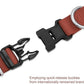 Mikivery Nylon Dog Collar with Quick Release Buckle Soft Adjustable Sturdy for Small Medium Large Dogs Brick,M