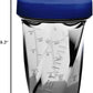 HELIMIX 1.5 Vortex Blender Shaker Bottle Holds Upto 20oz | No Blending Ball or Whisk | USA Made | Portable Pre Workout Whey Protein Drink Shaker Cup | Mixes Cocktails Smoothies Shakes | Top Rack Safe