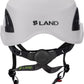 Land Helmets ClimbPro Safety Helmet for Rock Climbing – Lightweight & Durable Hard Shell with Adjustable Chin Strap and Accessory Slots – Ideal for Indoor & Outdoor Adventure
