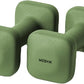 SafeGrip Dumbbells, Anti-Slip, Anti-Roll, Thick Handles, Free Weights, Square Dumbbells for Secure Workouts at Home, Weightlifting, and Personal Training