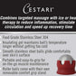 Massage Roller Ball - Stainless Steel Gel Balls for Heat + Ice Therapy - Back, Shoulder, Calf, Foot Massager with Heat or Cold - Myofascial Release - Deep Tissue Trigger Points - Hot Cold Roller..