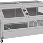 GUTINNEEN Guinea Pig Cage, Hamster Cage with Chew-Proof Aluminum Edges & Leak-Proof PVC Layer, Small Animal Cage with 4-Wheel Design, Acrylic/Mesh Panels for Ferrets, Rats