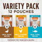 Instinct Healthy Cravings Natural Wet Cat Food Topper, Grain Free Recipe - Variety Pack, 3 oz. Pouches (Pack of 12)