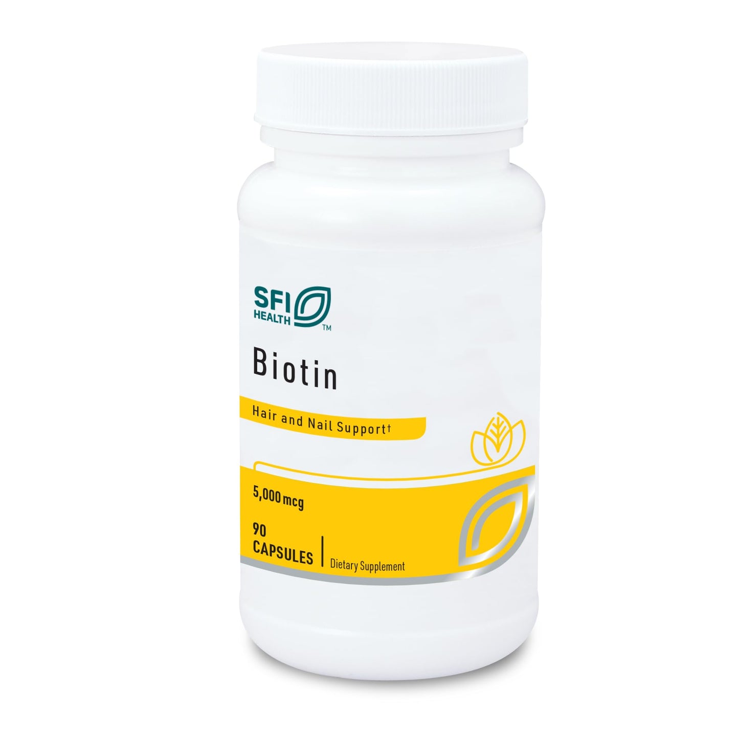 Klaire Labs Biotin 5000 mcg 90 Capsules