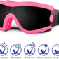 Medium Dog Sunglasses with Adjustable Strap UV Protection, Winproof Puppy Sunglasses, Suitable for Dogs Eyes Protection，Soft Dog Goggles