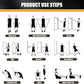 WHATAFIT Resistance Bands, Exercise Bands，Resistance Bands for Working Out, Work Out Bands with Handles for Men and Women Fitness, Strength Training Home Gym Equipment