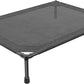 Simple Trending Raised Dog Bed for Large Dogs, Cooling Elevated Dog Bed, Breathable Pet Cot Bed, 42" x 31", Black