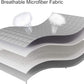 L'AGRATY Weighted Blanket - 48"x72" 20lbs Cooling Breathable Heavy Blanket Microfiber Material with Glass Beads for Adult All-Season Summer Fall Winter Soft Thick Comfort