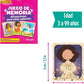 Menique Brilla Memory Matching Game – Spanish Edition – 80 Cards (40 Pairs) with Positive Affirmations for Brave Girls – Mindful Matching Game in Spanish for Confidence and Self-Love