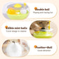 Interactive Cat Feather Toys, 2025 New Catnip Toy, Multifunctional Cat Teaser, Durable Track Ball Pet Toy for Indoor Play, Premium Pet Exercise Toy for Kittens and Adults (Green)