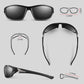 Polarized Sports Sunglasses for Men Women,Fishing Driving Rectangular Goggles UV400 Protection