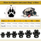 Dog Paw Pads Anti-Slip Grips,Dog Paw Protectors for Senior Dogs on Hot Pavement,Provides Traction to Keep Them from Slipping on Smooth Floors 12 sets-48 Pads Black XXXL