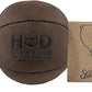 Hide & Drink, Stress Ball, Relieve Fidgeting and Anxiety, Exercise Hand, Squishy Tension Accessory, Great for the Office, Classic Style, Full Grain Leather, Handmade, Bourbon Brown