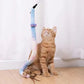 Cat Toys for Indoor Toys,Rainbow Cat Wand Toys,Feather Flips Plush Ball Cat Toys,Interactive Feather Toy for Teaser Play and Chase Exercise with Kitten 6 Pack
