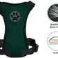 Lukovee Dog Seat Belt - Adjustable Dog Car Harness for Large, Medium & Small Dogs, Soft Padded & Breathable Mesh Dog Seatbelt with Vehicle Connector Strap (Green, Small)