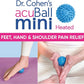 Dr. Cohen’s Heatable Deep Tissue Massage Ball Mini - acuBall Trigger Point Massage Therapy for Myofascial Release - Spiky Foot Massager Ball - Back Massager Ball for Targeted Pain Relief (Pack of 2)