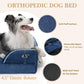 Comfort Expression Large Dog Beds, Waterproof Dog Beds Orthopedic Foam, Dogs Sofa Comfy Pet Beds with Washable Removable Cover & Non-Slip Bottom(Large,Navy Blue)
