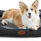 Orthopedic Dog Beds for Medium Dogs, Durable Egg Crate Foam Sofa Dog Bed wit Washable Removable Cover,Waterproof Lining,Pet Bed for Large Dogs (Dark Grey, 31.5" L x 25.2" W x 7" Th)