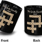 Family Forever Linked Together Custom Names Ceramic Mug, Crossword Puzzle Art, for Birthday, Anniversary or Special Occasions (Family Forever Linked Together Black Mug)