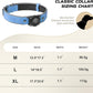 AirTag Dog Collar - Leather Dog Collar with Air Tag Holder | IPX8 Waterproof, Reflective, High - End, Adjustable Soft Padded | Dog GPS Tracker Collars Fit for Medium Large Dogs (Blue, M)