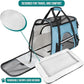 PetAmi Airline Approved Pet Carrier for Cat, Soft Sided Dog Carrier for Small Dogs, Cat Travel Supplies Accessories for Indoor Cats, Ventilated Pet Carrying Bag Medium Large Kitten Puppy, Small Blue