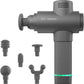 Hyperice Hypervolt 2 Grey - Featuring Quiet Glide Technology - Handheld Percussion Massage Gun | 3 Speeds, 5 Interchangeable Heads | Helps Relieve Sore Muscles and Stiffness