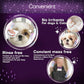 Wrinkle Wipes for Dogs | 3X Larger Dog Face Wipes for French Bulldog and Pug - Cleanse Skin Folds, Tear Stains, Tail Pockets | Anti-Itch, Soothing, & Hypoallergenic with Coconut Oil | 50 Count