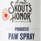 Skout's Honor Probiotic Paw Spray for Dogs - Microbiome-Friendly Certified - Alcohol-Free, Fragrance-Free & Non-Medicated - Supports Healthy Skin & Relieves Itchy, Stinky Paws, 8 oz