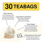 BREWIX, Turmeric Tea with Ashwagandha Root and Black Pepper (30 Plant Based Tea Bags) Caffeine-Free for Relaxation & Daily Stress Support | Herbal Tea For Health & Wellbeing | Supports Restful Sleep