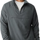 Aulemen Men's Casual Quarter Zip Pullover-Athletic Windbreaker Lightweight Jackets Hiking Golf for Men Mock Neck with Pockets