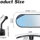 Car Rearview Mirror Rear View Mirrors for Baby 360 Adjustable Automotive Interior Mirrors Cars Mirror Rear Facing Kids Observing (Adhesive Base)