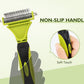 Pecute Pet Dematting Tool 2 Pack - Double Sided Undercoat Rake & Dematting Comb for Detangling Matted or Knotted Undercoat Hair, Great for Medium or Long-haired Dogs & Cats