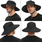 EINSKEY Wide Brim Sun Hat, UPF 50+ UV Protection Waterproof Packable Bucket Hat for Men & Women, Fishing Hiking Beach Garden