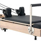 VEVOR Pilates Reformer Machine, Pilates Workout Equipment for Home Gym Studio Use, Pilates Bed with Dual Resistance- Spring & Cord, Reformer Set, Up to 400 LBS