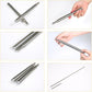 Light Weight Super Endurance Belly Dance Wings Telescopic Stick, Stainless Steel Telescopic Rod Cat Noir Stick
