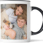 Custom Mug Upload Your Picture Personalized Coffee Mug with Photo Text Name Customized Cup Unique Ideas Gifts for Men Women Mom Dad Girlfriend Boyfriend Friend Family (Black, 11oz)