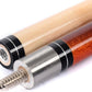 CUESOUL House Bar Pool Cue Sticks,Two Cue Sticks + 2x2 Pool Cue Case Hard