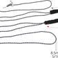 QWORK Adjustable Horse Training and Lunging Aid with Rear Fleece Cover, Navy/Red, Encourages Proper Head Carriage and Comfortable Stretching, Durable Braided Nylon Rope with Metal Clips,