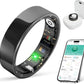 Smart Ring with Sleep Apnea Monitoring, No APP Subscription, 10-Day Battery Life, Stress/Heart Rate/Women's Health Tracker, Android & iOS Compatible (Black, 8)