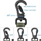 Plutus Pet Dog Seat Belt for Car, Adjustable Dog Car Harness with Carabiner Clip, Reflective Safety Dog Seatbelt Leash with Elastic Bungee, Ranger Green
